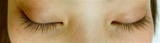 沖縄まつげエクステ・那覇まつげエクステ施術後の写真：ボリュームアップでゴージャスに！