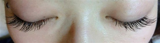 沖縄まつげエクステ・那覇まつげエクステ施術後の写真：デザインマツエク