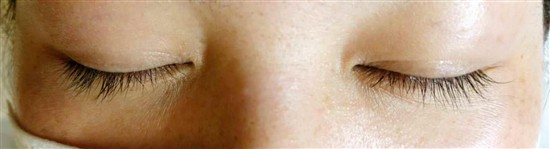 沖縄まつげエクステ・那覇まつげエクステ施術後の写真：大人げなクール&セクシーな目元に