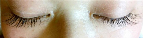 沖縄まつげエクステ・那覇まつげエクステ施術後の写真：デザインマツエク